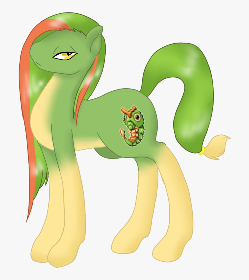 Katze Des Grauens, Caterpie, Pokémon, Ponified, Safe, - Cartoon, HD Png Download, Free Download