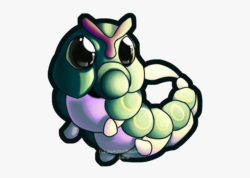 Caterpie - Cartoon, HD Png Download, Free Download