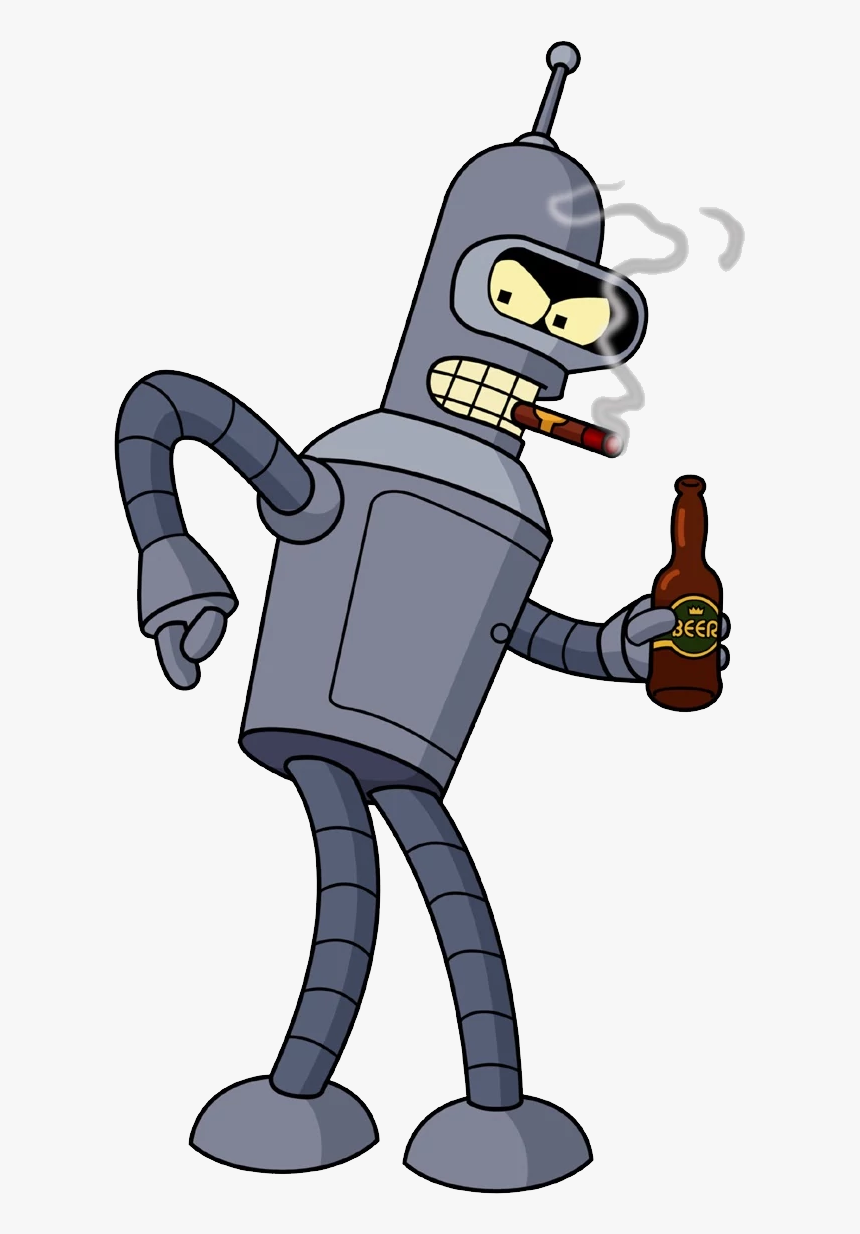 Futurama Transparent Background Png - Bender Futurama Png, Png Download, Free Download