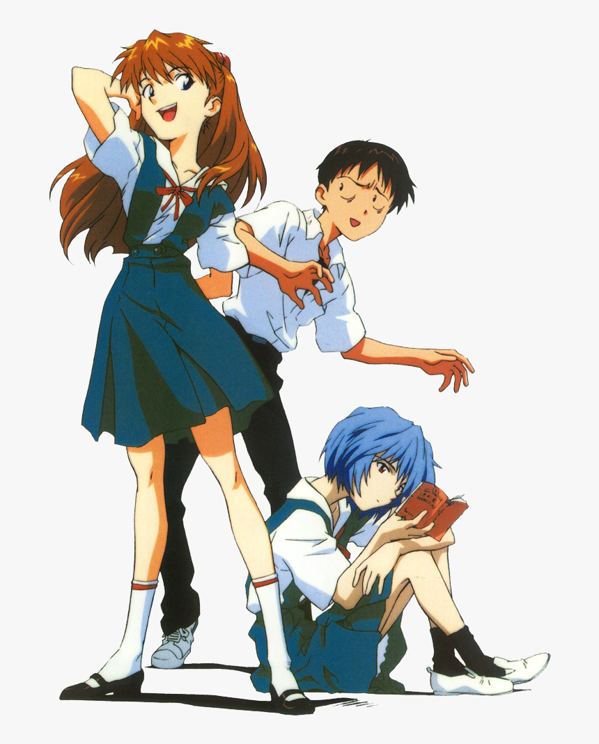 Caterpie Evangelion Shinji Ikari Rei Ayanami Asuka - Asuka Langley Soryu School Uniform, HD Png Download, Free Download