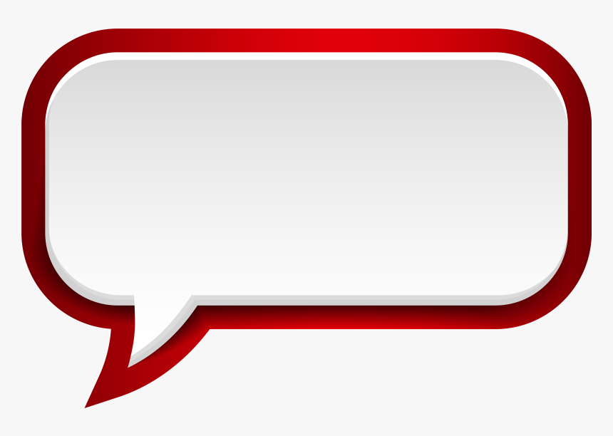 View Full Size - Conversation Bubble Red, HD Png Download, Free Download