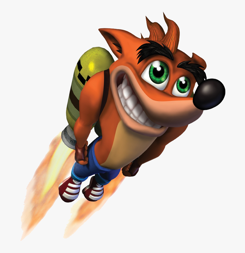 Crash Bandicoot With Jet Pack, HD Png Download, Free Download