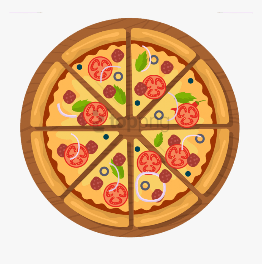 Pizza Clipart Clear Background - Pizza Vector Png Image Free, Transparent Png, Free Download