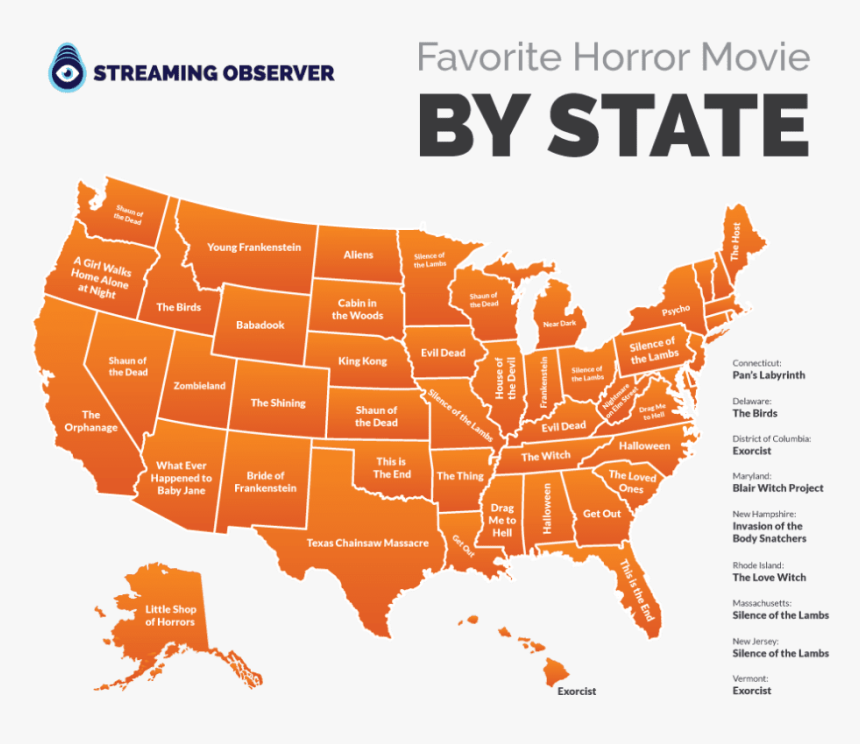 Map Of Horror Movies - John F. Kennedy Library, HD Png Download, Free Download