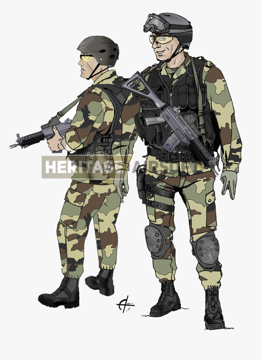Commando Marine Francais Tenue, HD Png Download, Free Download