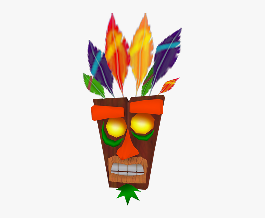 Aku Aku Png - Crash Bandicoot Floating Mask, Transparent Png, Free Download