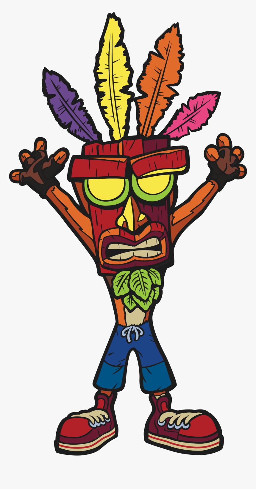 Crash And Aku Aku, HD Png Download, Free Download