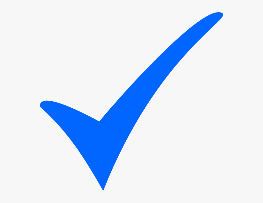 Blue Tick Icon - Tick Png, Transparent Png, Free Download