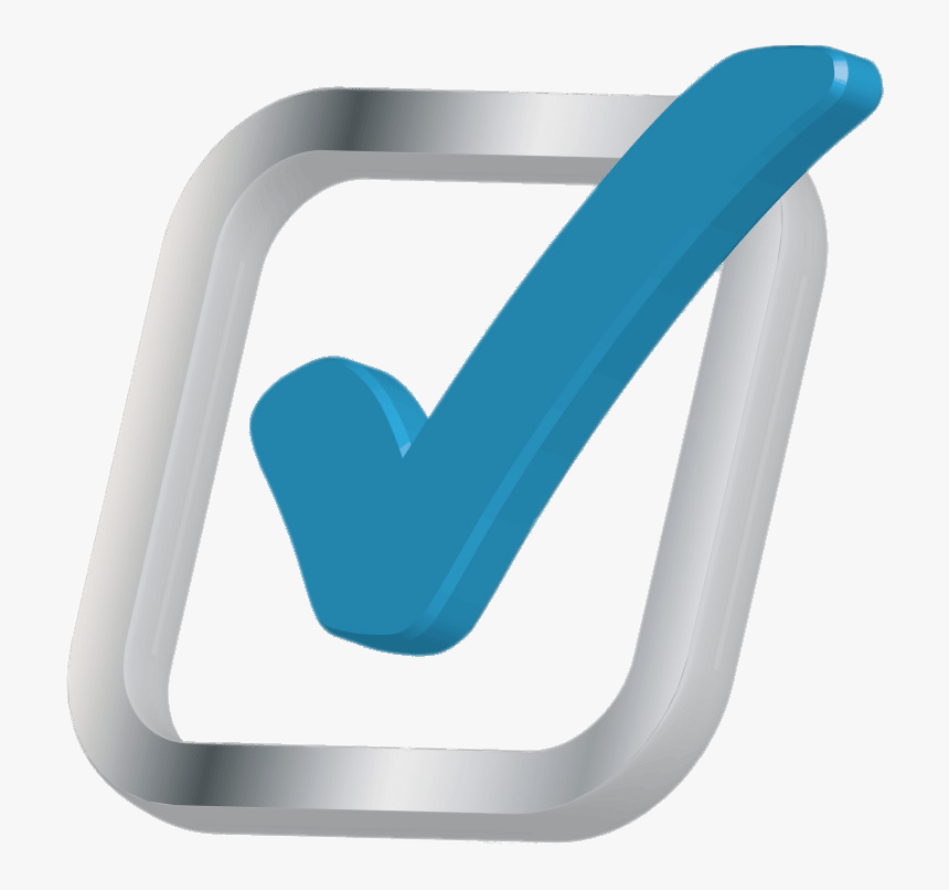 3d Blue Check - Check Icon 3d Png, Transparent Png, Free Download