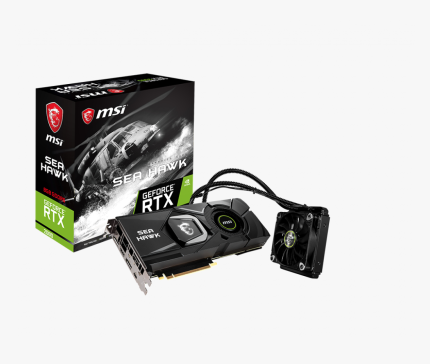 Msi Rtx 2080 Sea Hawk X, HD Png Download, Free Download