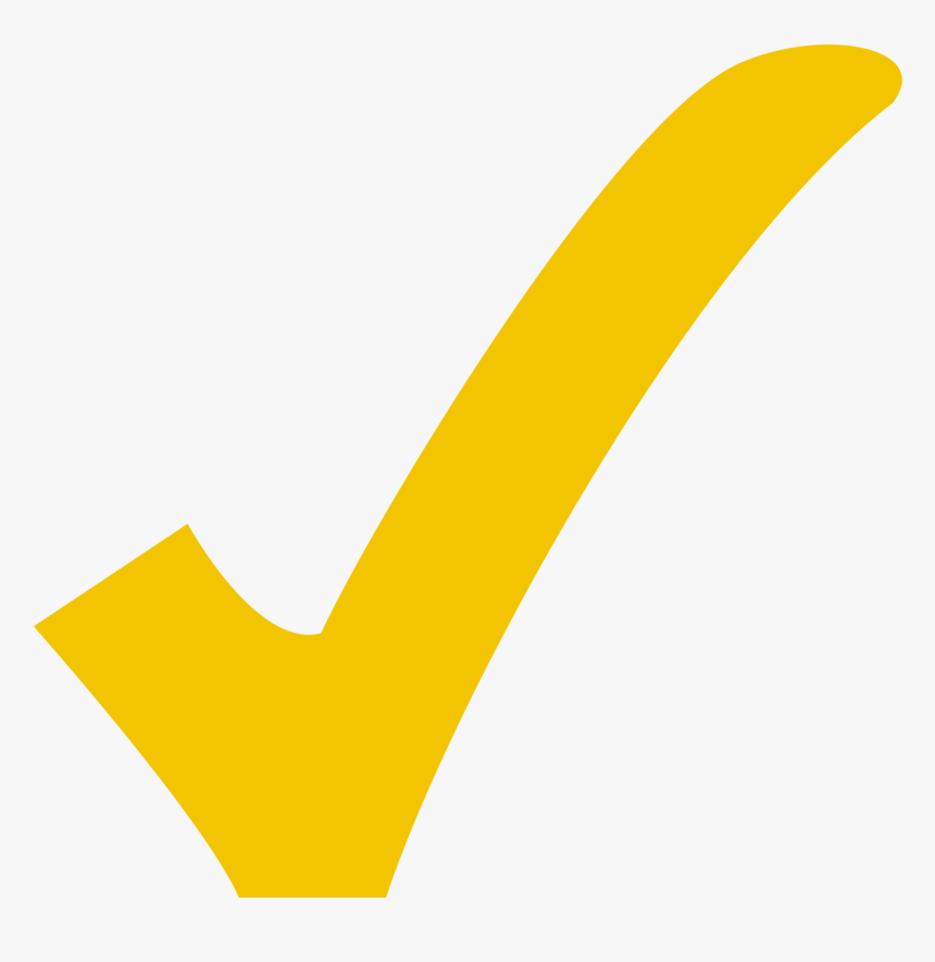 File - Yellow Check - Svg - Yellow Check Icon Png, Transparent Png, Free Download