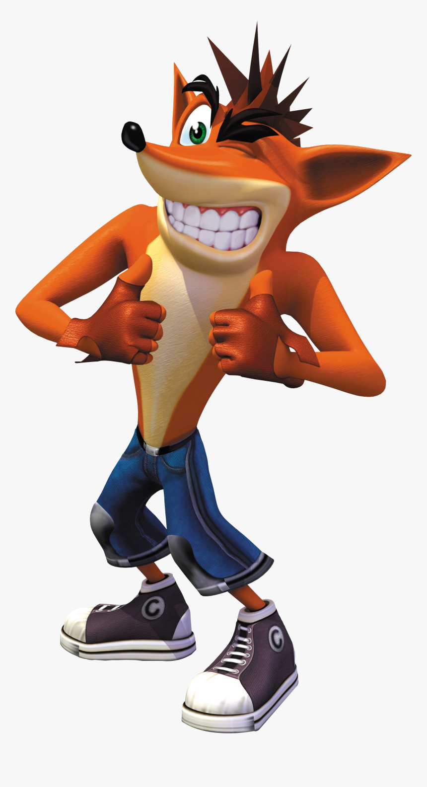 Mr Crash Bandicoot Crash Twinsanity Official Render - Crash Bandicoot Png, Transparent Png, Free Download