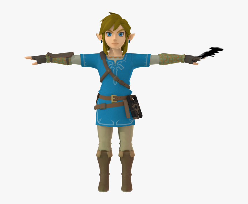 Download Zip Archive - Link Breath Of The Wild Model, HD Png Download, Free Download