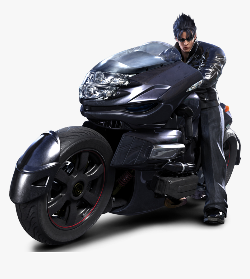 Motorbiker On Motorcycle Png Image, Man On Motorcycle - Jin Kazama De Tekken 6, Transparent Png, Free Download