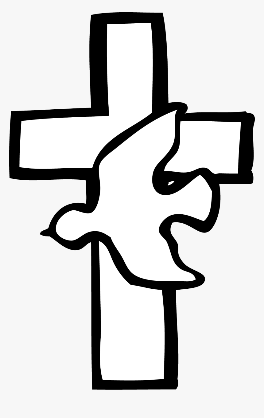 Cross And Faith Black And White Banner Black And White - Cross Clip Art Black And White, HD Png Download, Free Download