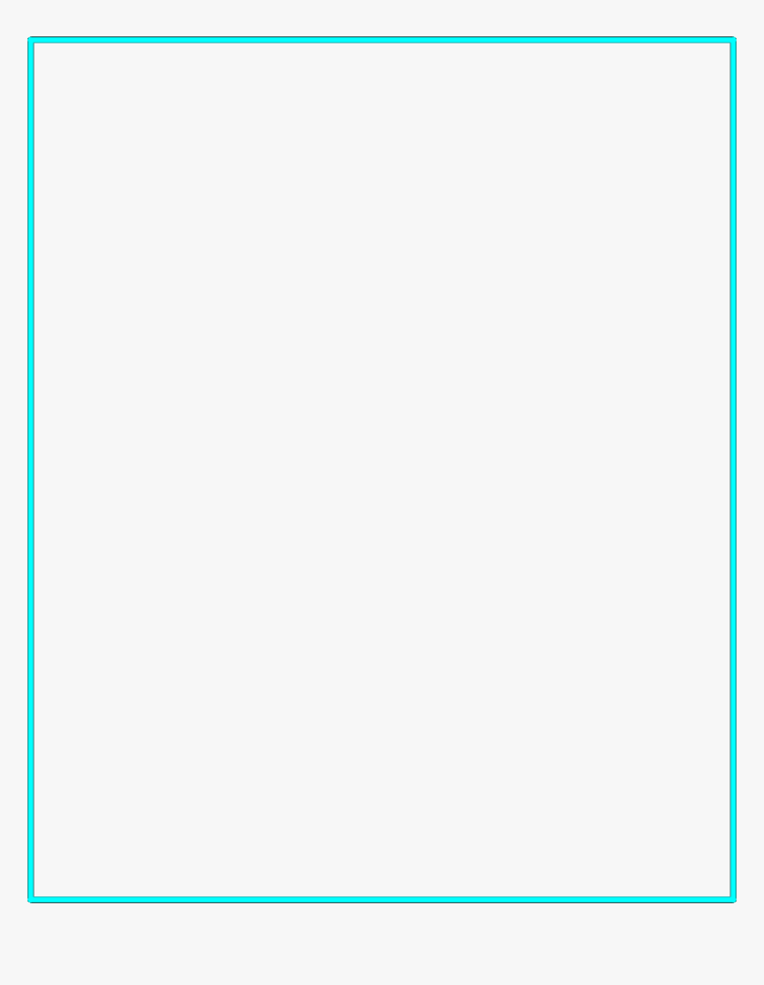 #blue #teal #square #rectangle #hollow #frame #thinline - Symmetry, HD Png Download, Free Download