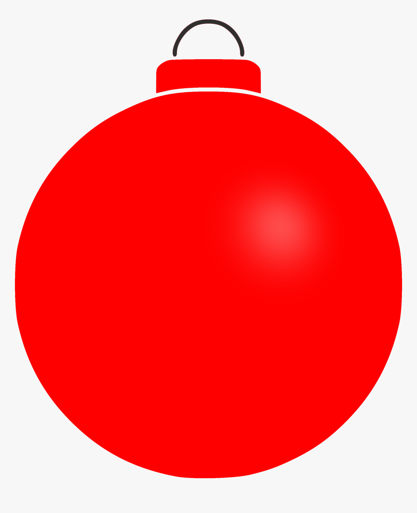 Christmas,christmas Ornament,christmas Decoration - Red Ornament Clip Art, HD Png Download, Free Download