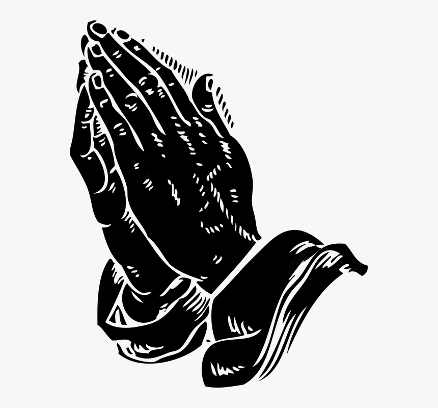 Praying Hands, Religion, Halo, Faith, Belief, Holy - Blue Praying Hands Png, Transparent Png, Free Download