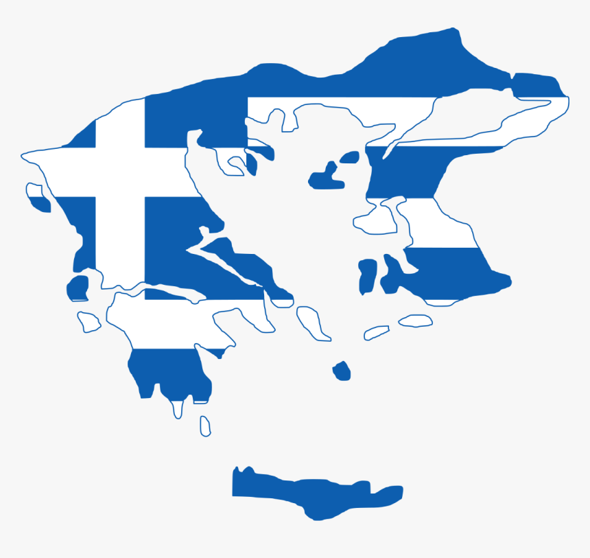 Greece Flag And Map, HD Png Download, Free Download