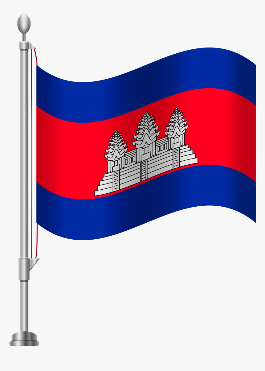 Cambodia Flag Png Clip Art Clipart Image - Cambodia Flag Png, Transparent Png, Free Download