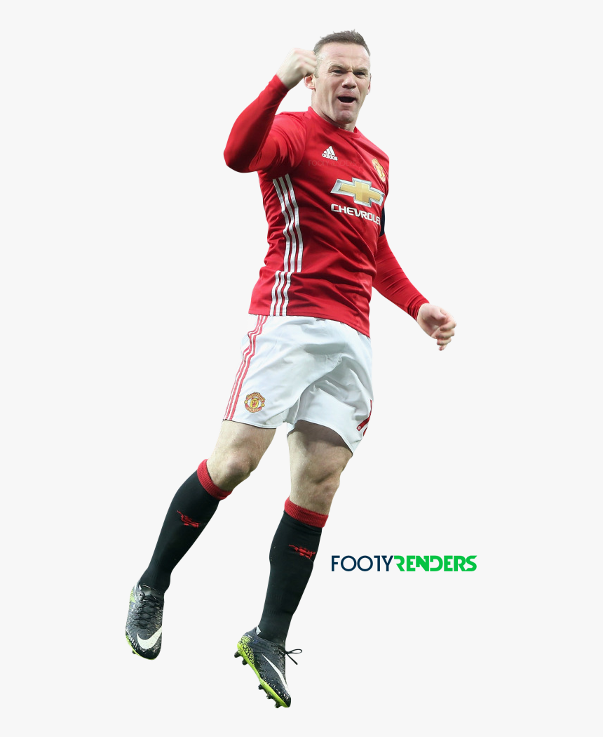 Manchester United Rooney 2017 Png , Png Download - Rooney Man Utd Png, Transparent Png, Free Download