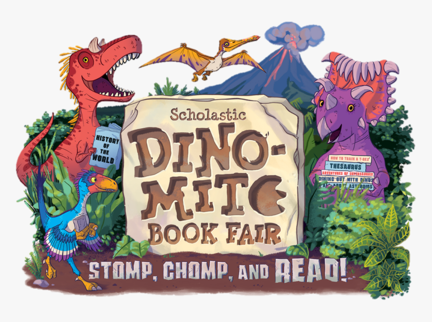 Picture - Scholastic Dino Mite Book Fair, HD Png Download, Free Download