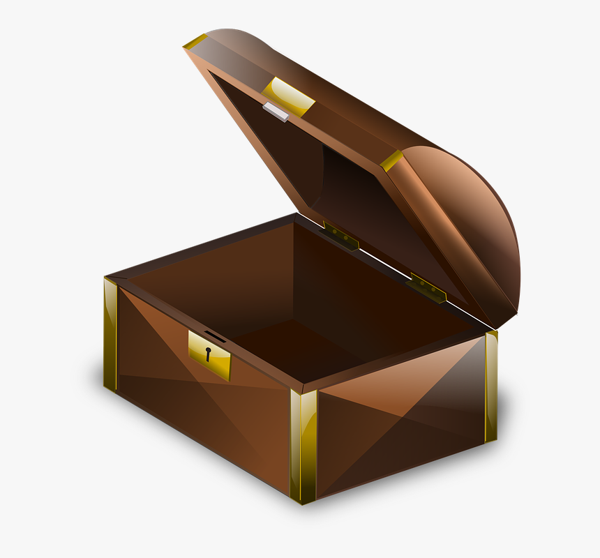 Empty Treasure Chest Png, Transparent Png, Free Download