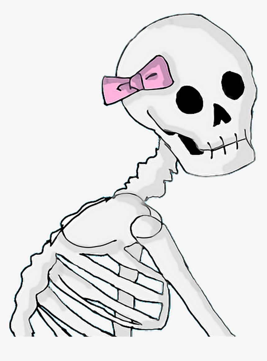 #cutie #skeleton #tumblr #halloween #halloween2017 - Halloween Transparent, HD Png Download, Free Download