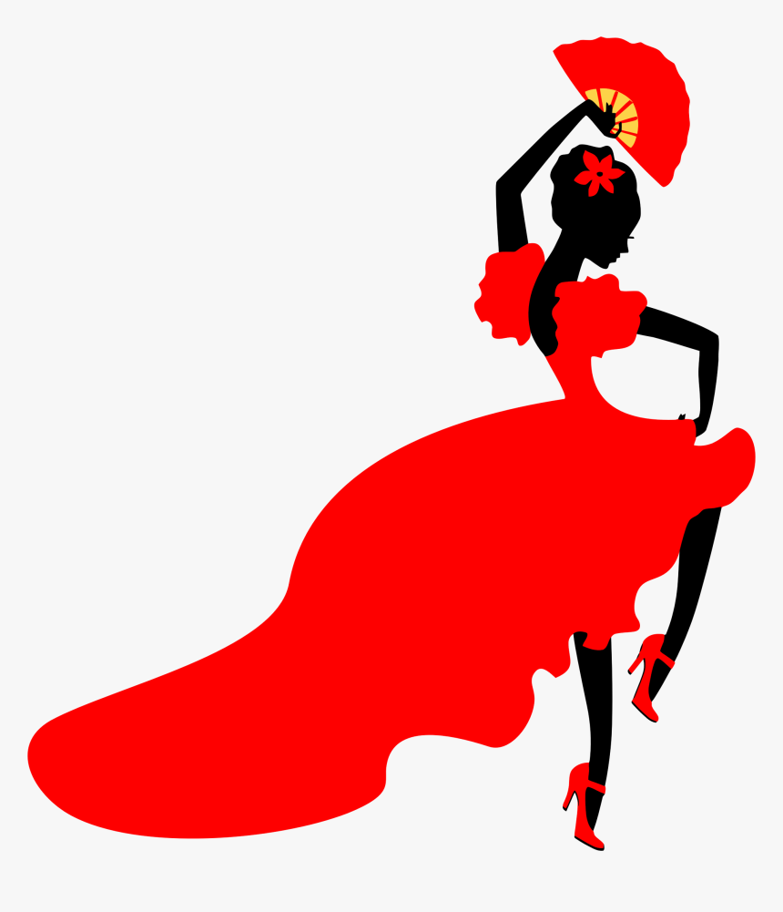 Flaminco Dancers Png Free - Flamenco Dancer Clipart, Transparent Png, Free Download