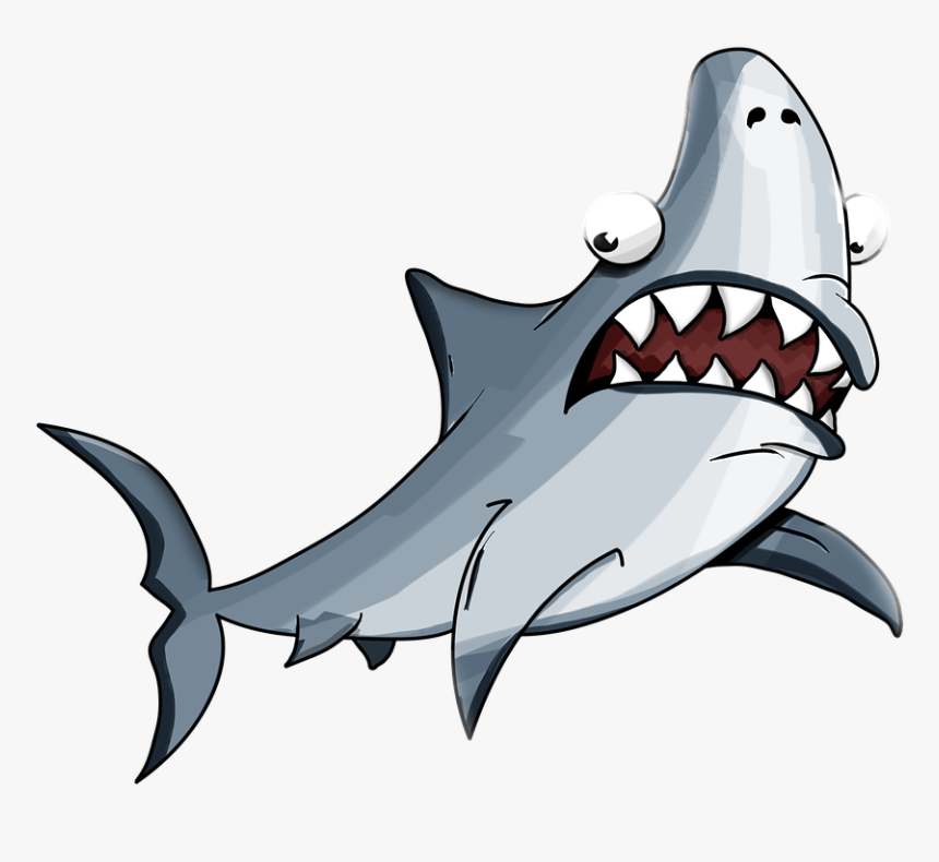 Shark, Jaws, Fish, Animal, Marine Life, White, Wicked - Happy 50th Birthday Fishing, HD Png Download, Free Download