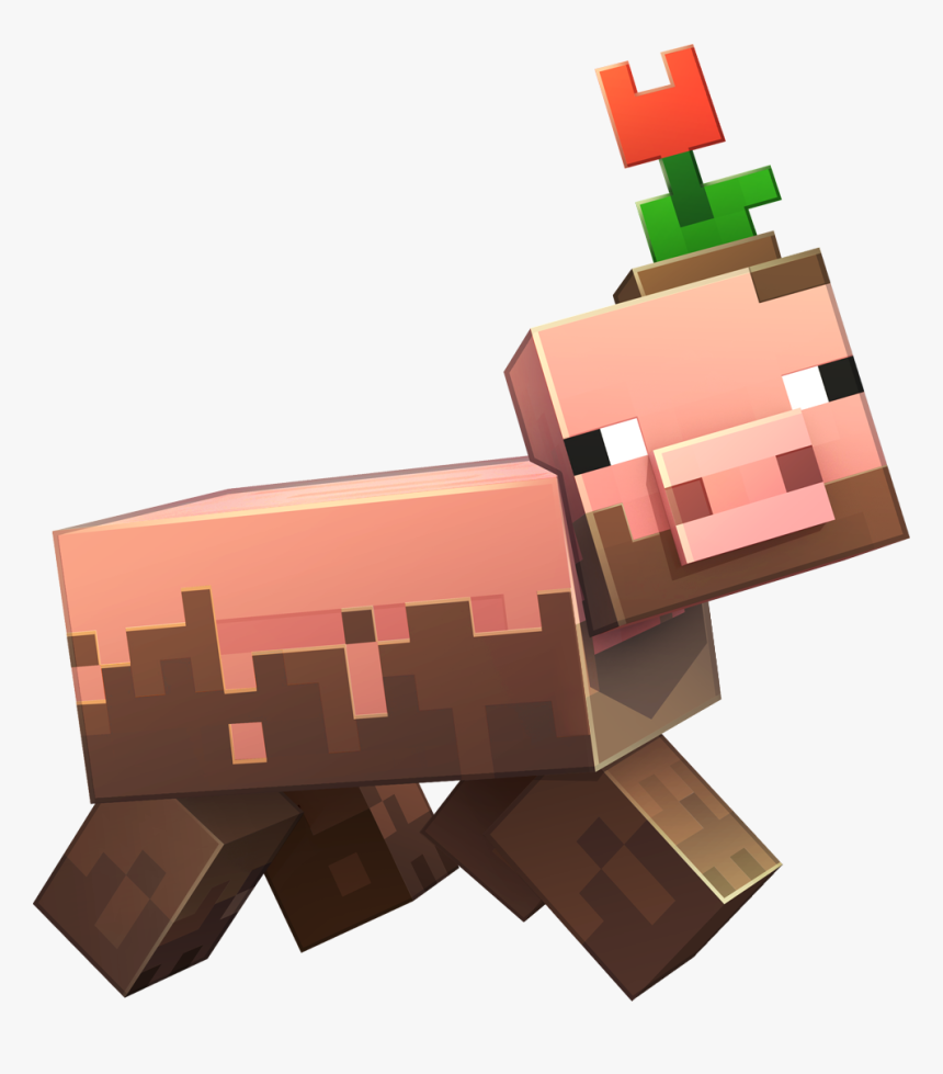 Minecraft Earth Muddy Pig, HD Png Download, Free Download