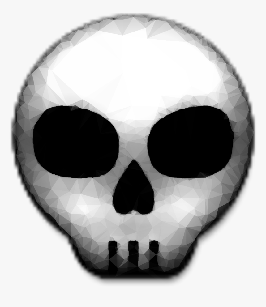 #skeleton #skull#liveordie1998 #blackandwhite #emoji - Emoji, HD Png Download, Free Download