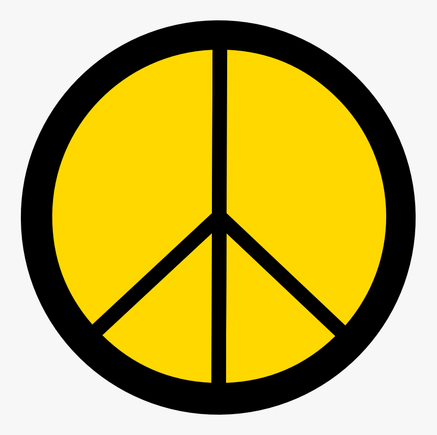 School Bus Yellow Peace Symbol 12 Dweeb Peacesymbol - Symbol For Black People, HD Png Download, Free Download