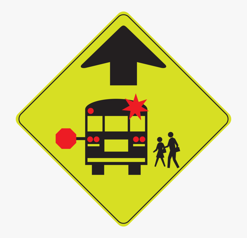 Triangle,area,symbol - Stop For School Bus Road Sign, HD Png Download, Free Download