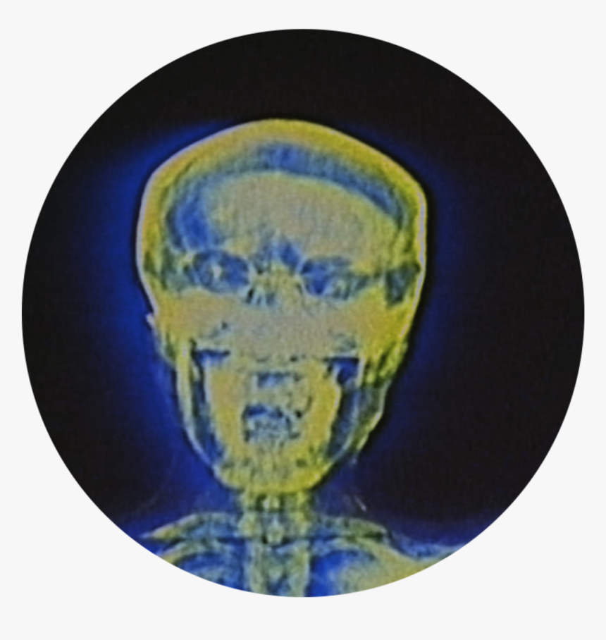 #interesting #art #skeleton #vhs #tumblr #transparent - Emblem, HD Png Download, Free Download