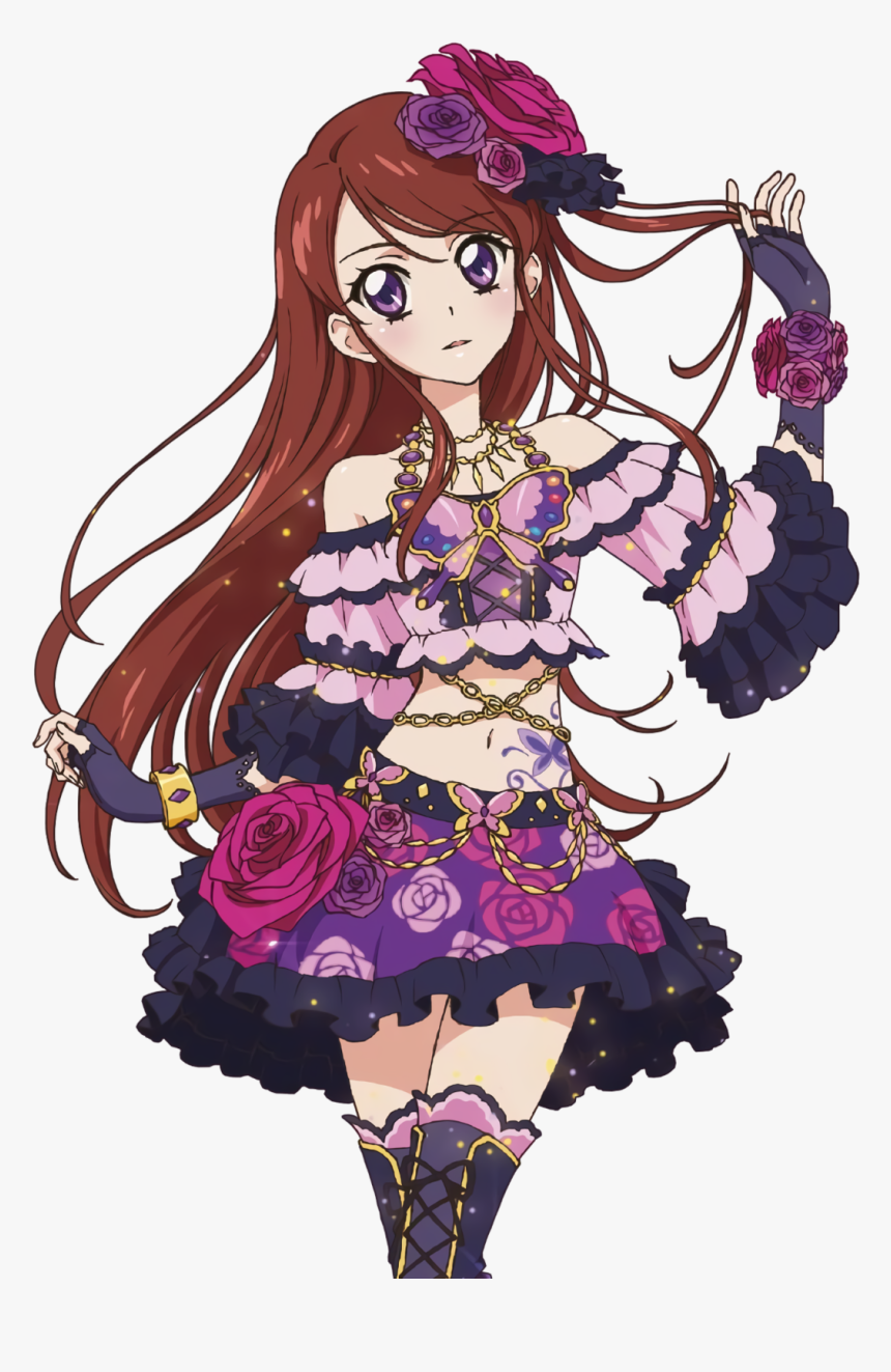 Rose Bobbon Coord - Aikatsu Ran Spicy Ageha, HD Png Download, Free Download