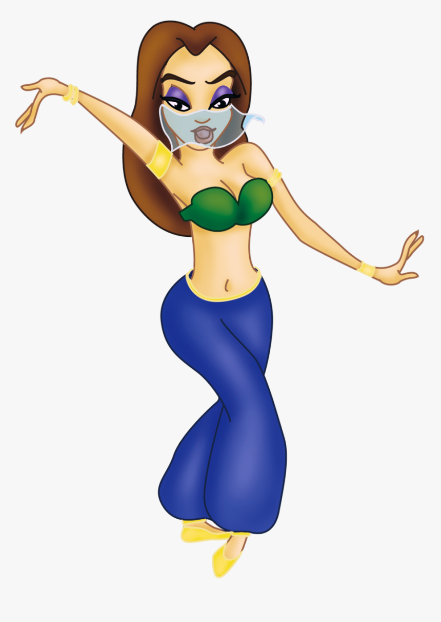 Animated Belly Dancer Clipart, HD Png Download, Free Download
