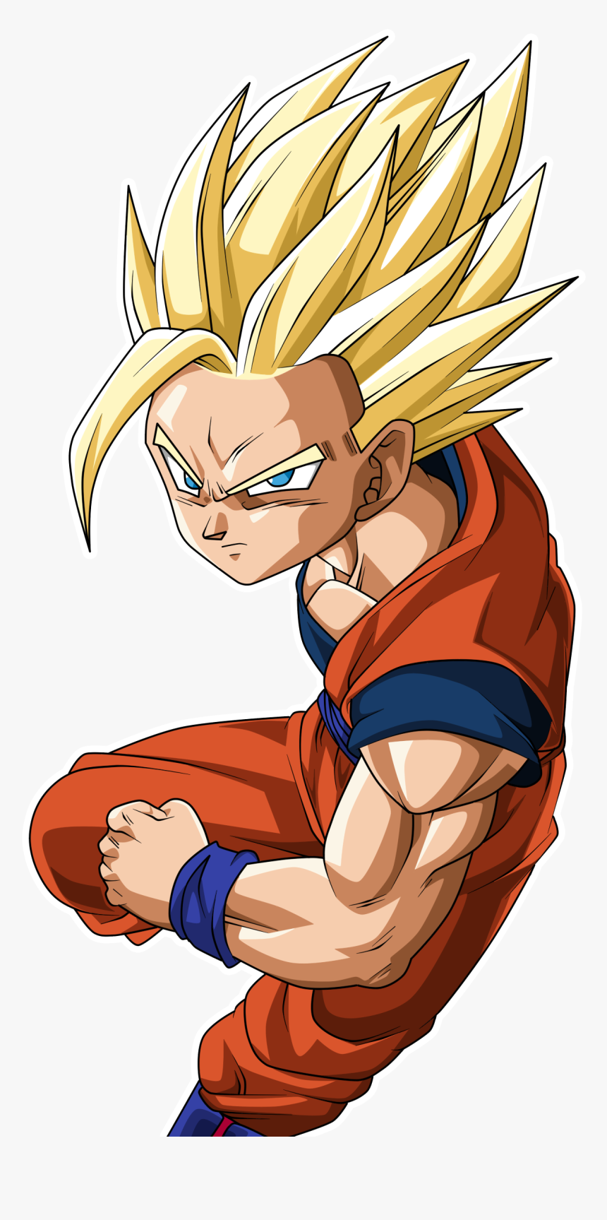 Goku Clipart Super Saiyan2 - Gohan Super Saiyan Artwork, HD Png Download, Free Download
