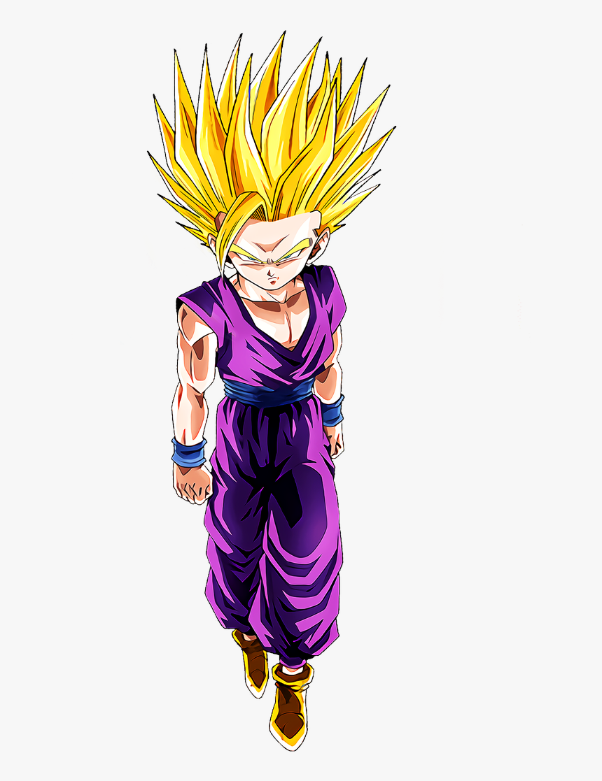 #dokkanbattle [full Power Clase] Super Saiyan 2 Gohan - Teen Gohan Ssj2 Render, HD Png Download, Free Download