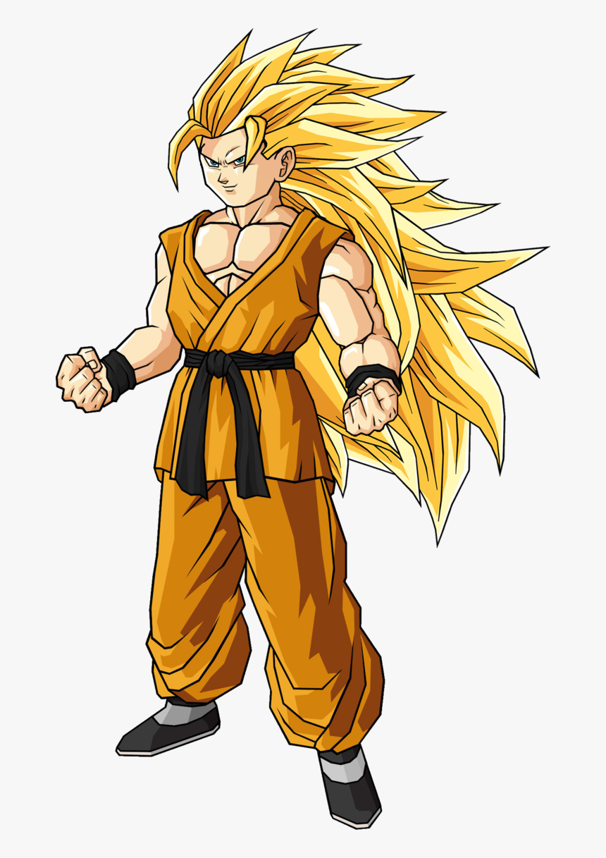 Transparent Goten Png - Dragon Ball Z Goten Super Saiyan 3, Png Download, Free Download