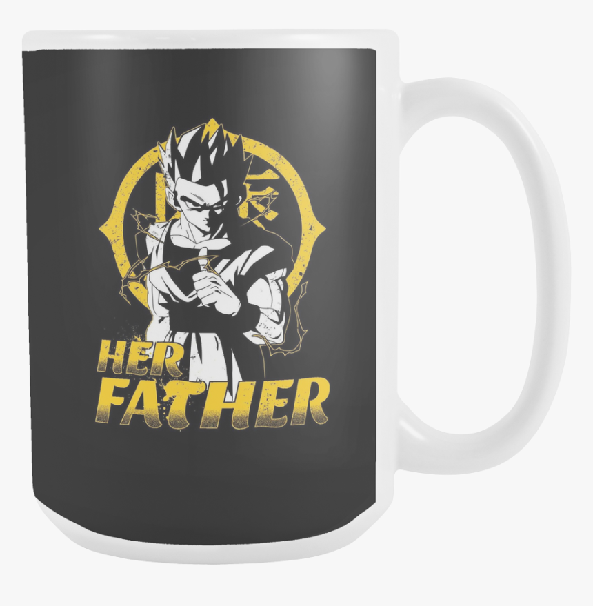 Super Saiyan Gohan Dad 15oz Coffee Mug - His Pan Dbz Shirt, HD Png Download, Free Download