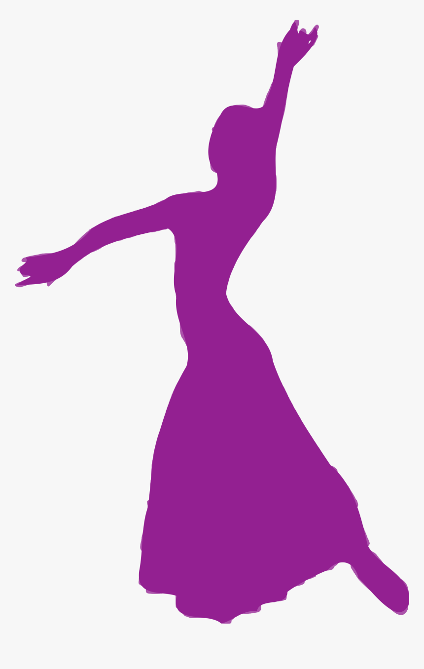 Dancer Clipart Purple - Gambar Siluet Tari Tradisional, HD Png Download, Free Download