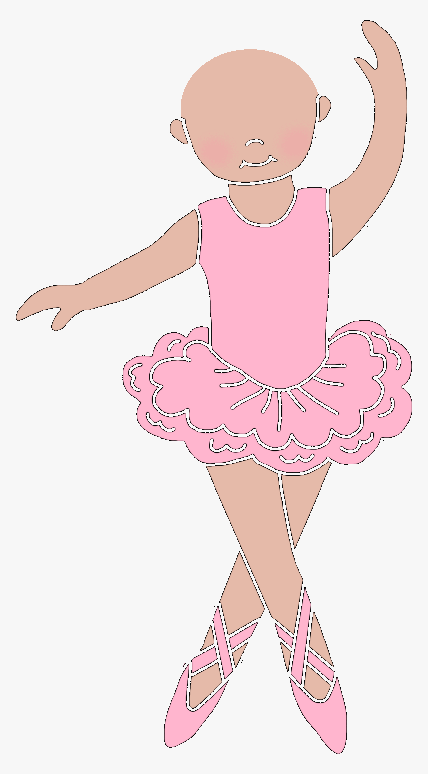 Ballerina And Dance Thank You Note Cards - Girl, HD Png Download, Free Download