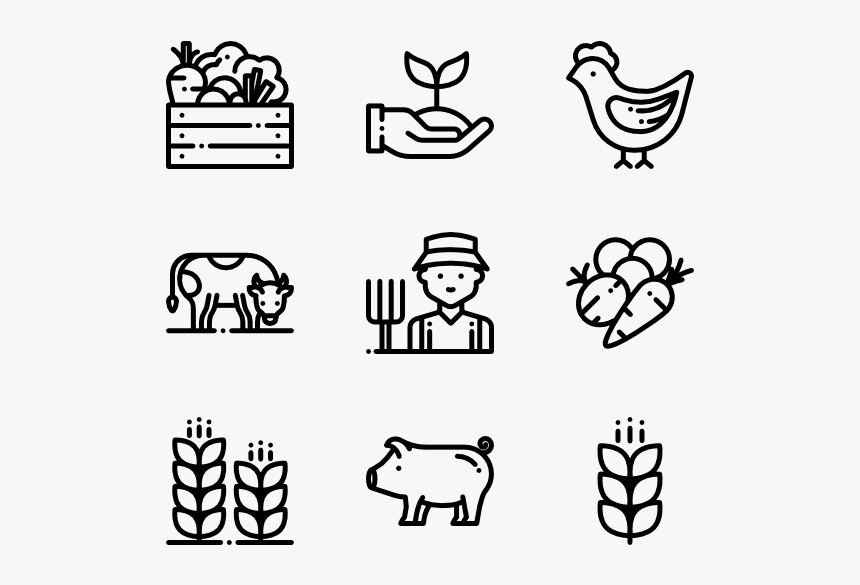 Agriculture - Pixel Icons Png, Transparent Png, Free Download