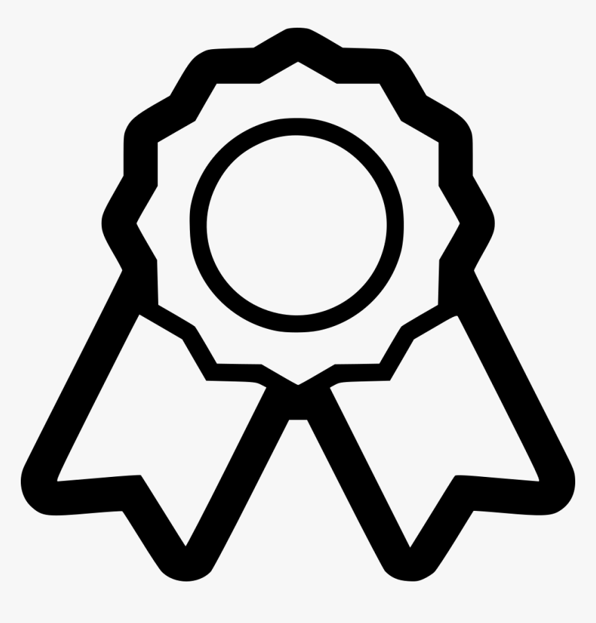 Award Ribbon - Black Gamification Icon Png, Transparent Png, Free Download