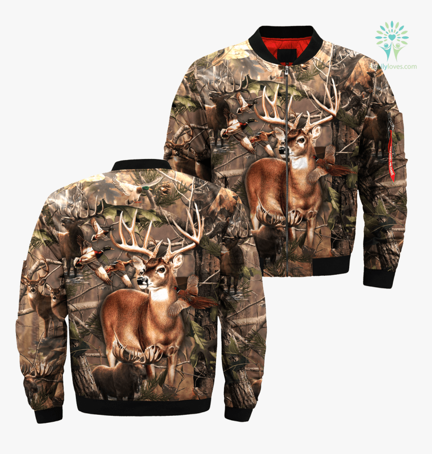 3d Printed Deer Hunting Camo 2 Jacket %tag Familyloves - Jacket Nba, HD Png Download, Free Download