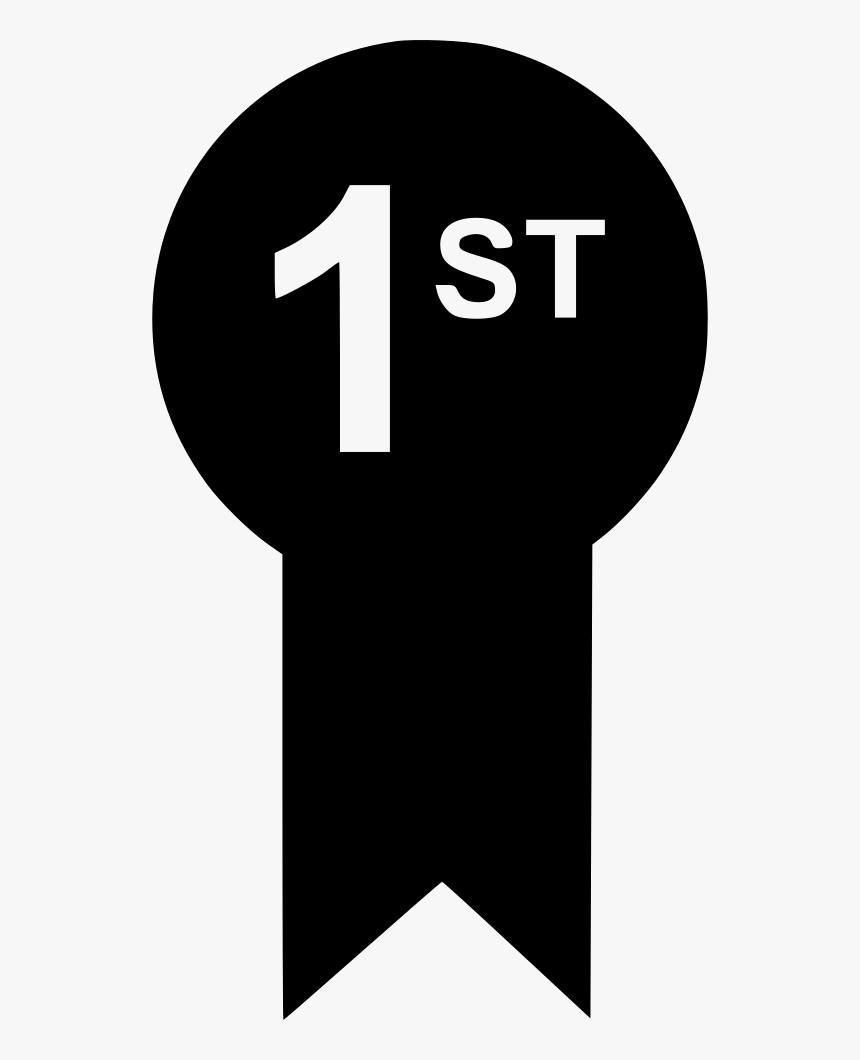 First Place Award Ribbon - First Place Icon Png, Transparent Png, Free Download