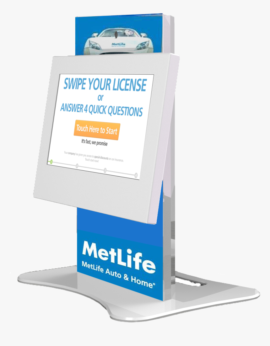Insurance Kiosk - Metlife Inc, HD Png Download, Free Download