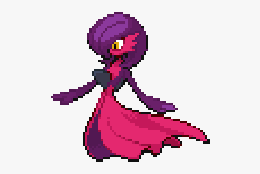 Imported Piskel - Pokemon Dark Gardevoir Sprite, HD Png Download, Free Download