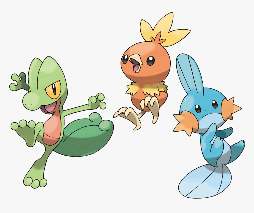 [​img] - Pokemon Treecko Torchic Mudkip, HD Png Download, Free Download